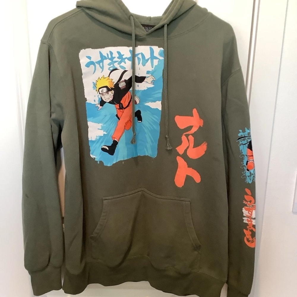 Anime Graphic Olive Hoodie